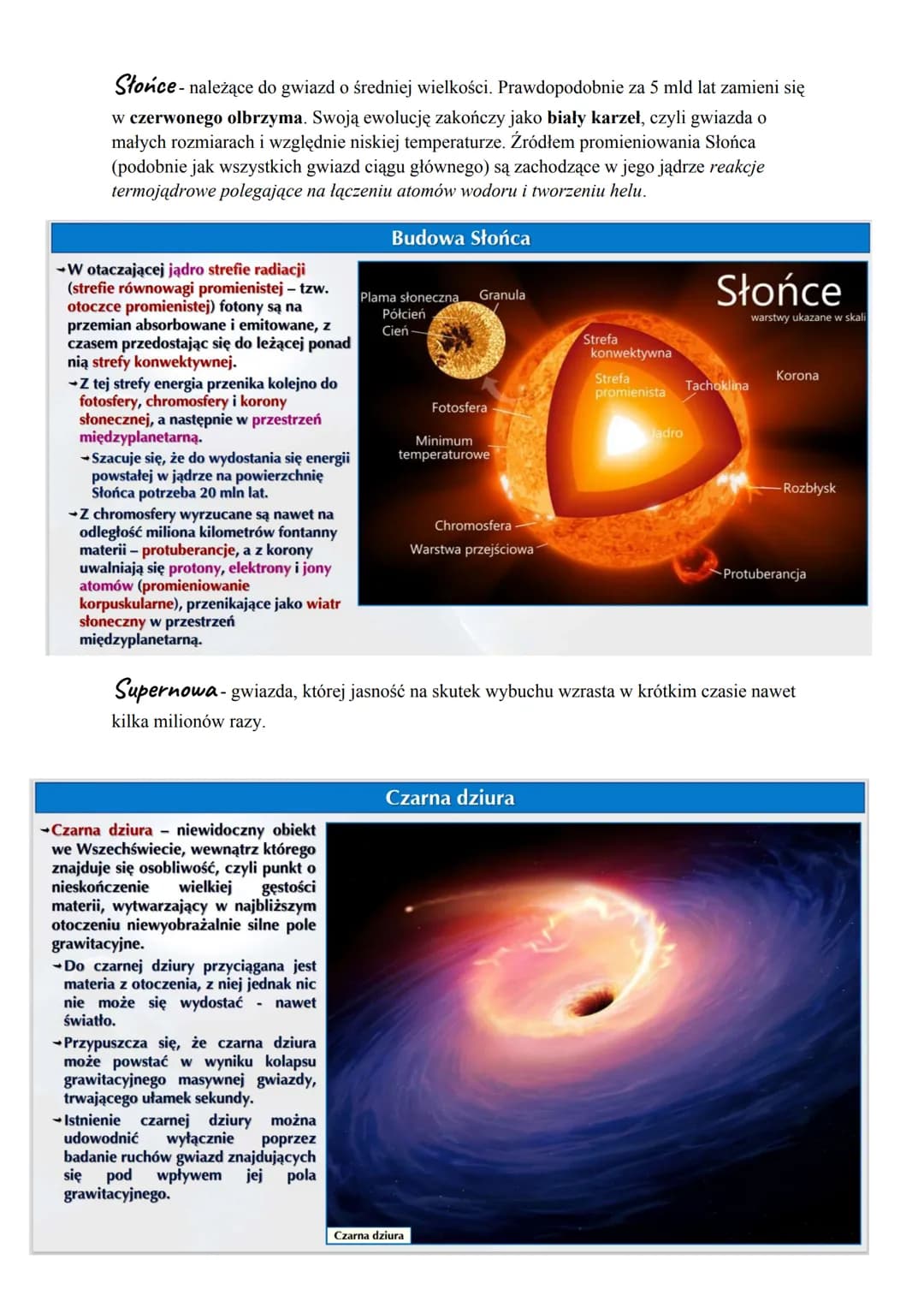 Temat: Wszechświat
Porównanie teorii budowy wszechświata
| | Teoria geocentryczna